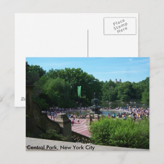 Central Park, New York City Briefkaart (Voorkant / Achterkant)