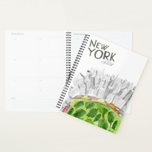 Central Park & New York City Collage Planner (Display)