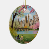 Central Park New York City Keramisch Ornament (Rechts)