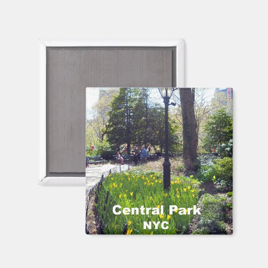 Central Park, New York City Magneet (Voorkant / Achterkant)