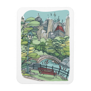Central Park   New York City, NY Magneet