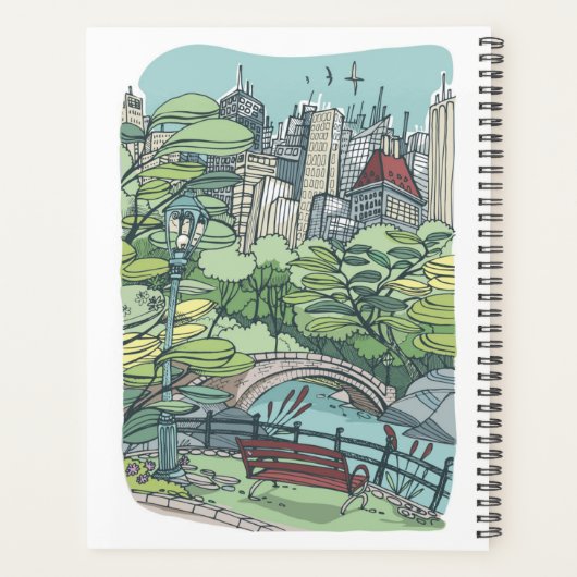 Central Park | New York City, NY Planner (Achterkant)