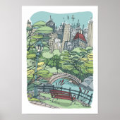Central Park | New York City, NY Poster (Voorkant)