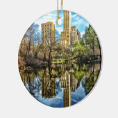 Central Park New York City NYC Keramisch Ornament (Links)