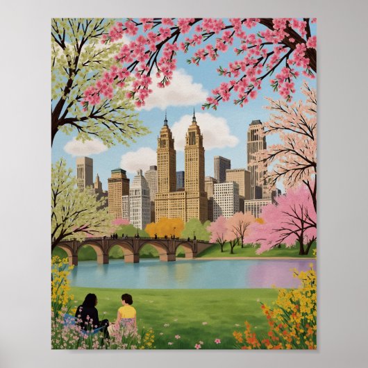 Central Park New York City Poster (Voorkant)