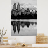 Central Park New York City Skyline Poster (Keuken)