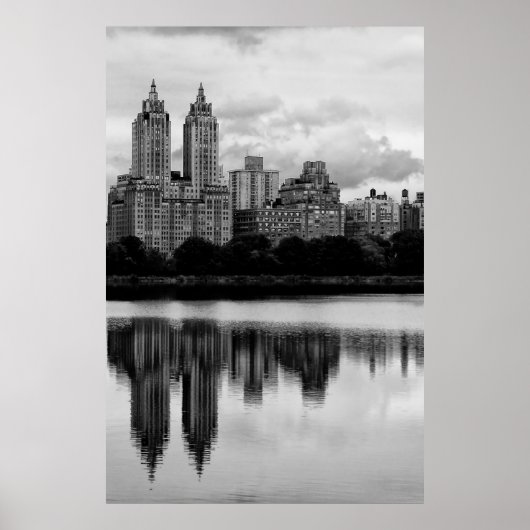 Central Park New York City Skyline Poster (Voorkant)