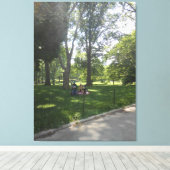 Central Park, New York City, Verenigde Staten Canvas Afdruk (Insitu (Houten vloer))