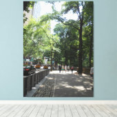 Central Park, New York City, Verenigde Staten Canvas Afdruk (Insitu (Houten vloer))