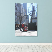 Central Park, New York City, Verenigde Staten Canvas Afdruk (Insitu (Houten vloer))