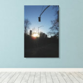 Central Park, New York City, Verenigde Staten Canvas Afdruk (Insitu (Houten vloer))