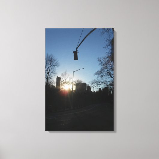 Central Park, New York City, Verenigde Staten Canvas Afdruk (Voorkant)