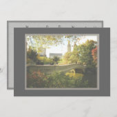 Central Park New York City Wedding Invite Kaart (Voorkant / Achterkant)