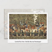 Central Park New York door Maurice Prendergast Briefkaart (Voorkant / Achterkant)