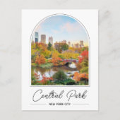 Central Park New York Foto Briefkaart (Voorkant)