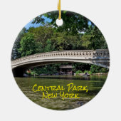 Central Park, New York Keramisch Ornament (Achterkant)