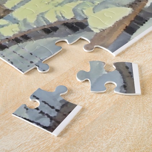 Central Park New York.kerstgroeten Legpuzzel (Zijkant)