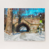 Central Park New York.kerstgroeten Legpuzzel (Horizontaal)