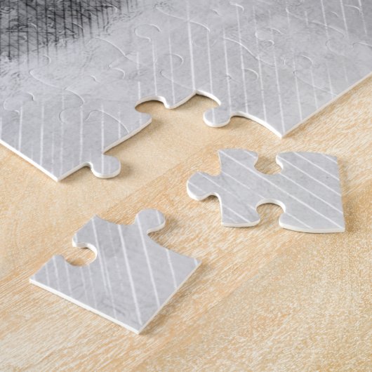 Central Park New York Puzzel | NYC Silhouette Cade Legpuzzel (Zijkant)