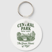 Central Park New York Sleutelhanger (Achterkant)