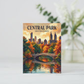 Central Park New York staat Briefkaart (Staand voorkant)