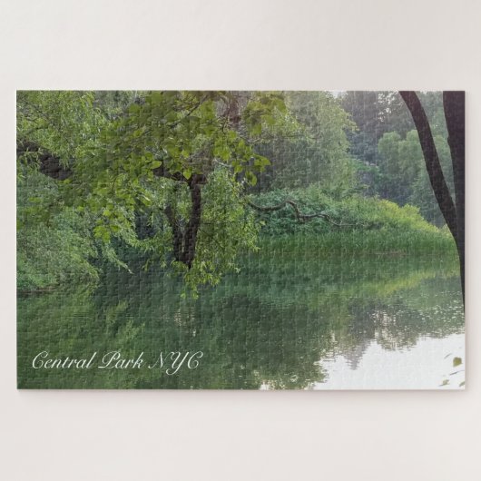 Central Park New York Turtle Pond in zomer Legpuzzel (Horizontaal)