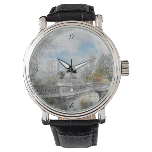 Central Park New York Verenigde Staten Horloge (Voorkant)