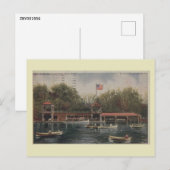Central Park NY, Boat House,  Briefkaart (Voorkant / Achterkant)