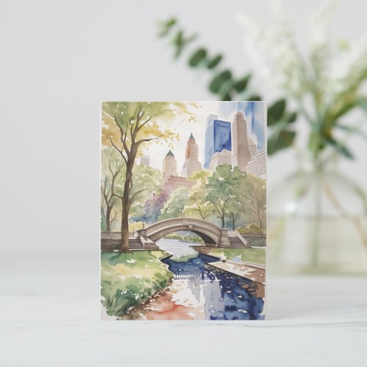 Central Park, NY Briefkaart (Staand voorkant)