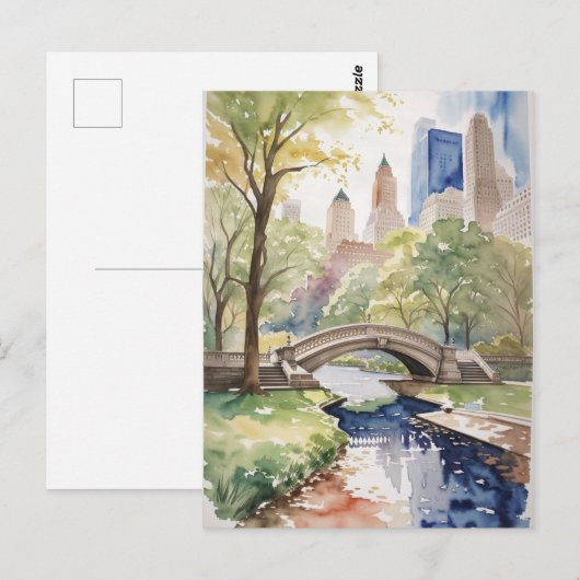 Central Park, NY Briefkaart (Voorkant / Achterkant)