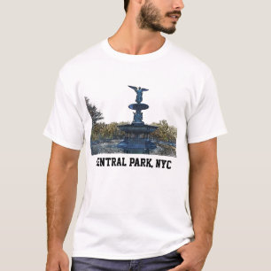 Central Park NYC Bethesda Fountain Angel T-shirt