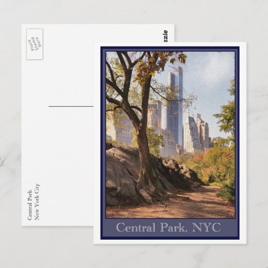 Central Park, NYC Briefkaart (Voorkant / Achterkant)