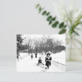 Central Park NYC Briefkaart 1900 (Staand voorkant)