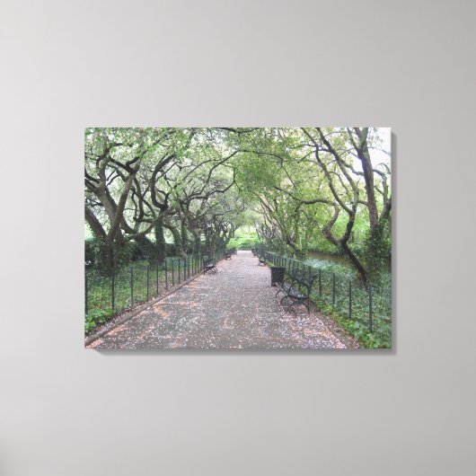 Central Park NYC Conservatory Garden Photo Canvas (Voorkant)