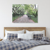 Central Park NYC Conservatory Garden Photo Canvas (Insitu (Slaapkamer))