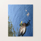 Central Park NYC Conservatory Water Mallard Duck Legpuzzel (Verticaal)