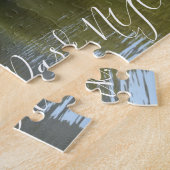 Central Park NYC Lake Photography Midtown Skyline Legpuzzel (Zijkant)