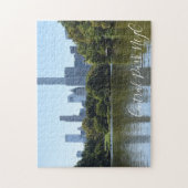 Central Park NYC Lake Photography Midtown Skyline Legpuzzel (Verticaal)