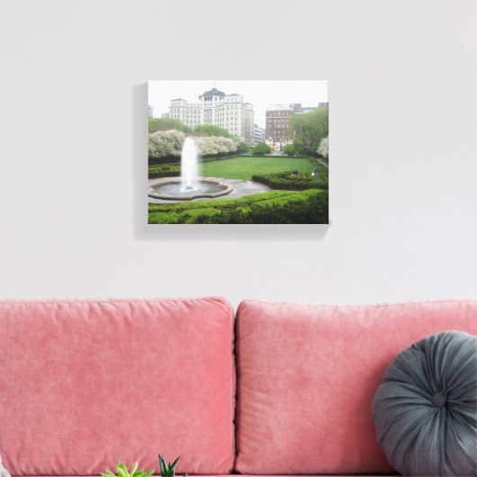 Central Park NYC New York Conservatory Garden Canvas Afdruk (Insitu (Woonkamer))
