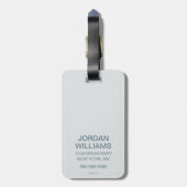 Central Park, NYC - Sneeuw Bagagelabel (Achterkant verticaal)