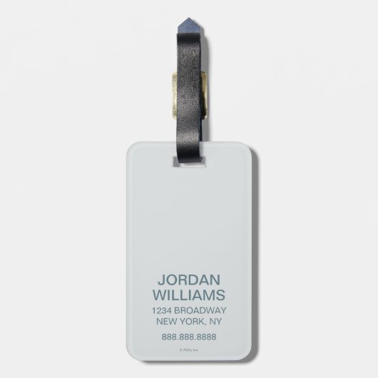 Central Park, NYC - Sneeuw Bagagelabel (Achterkant verticaal)