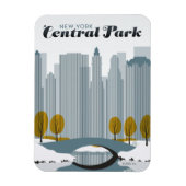 Central Park, NYC - Sneeuw Magneet (Verticaal)