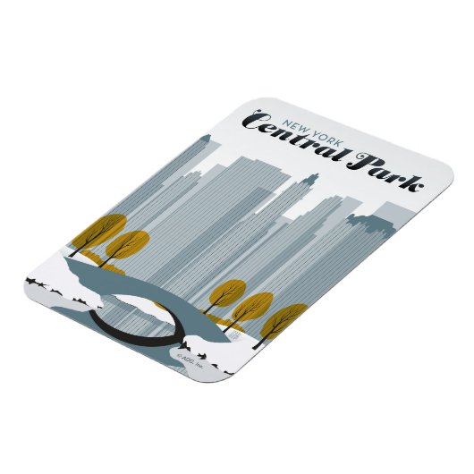 Central Park, NYC - Sneeuw Magneet (Linkerzijde)