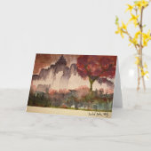 Central Park, NYC-Wenskaart Kaart (Gele Bloem)