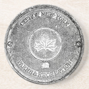 Central Park NYC Zandsteen Onderzetter