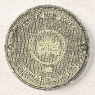 Central Park NYC Zandsteen Onderzetter