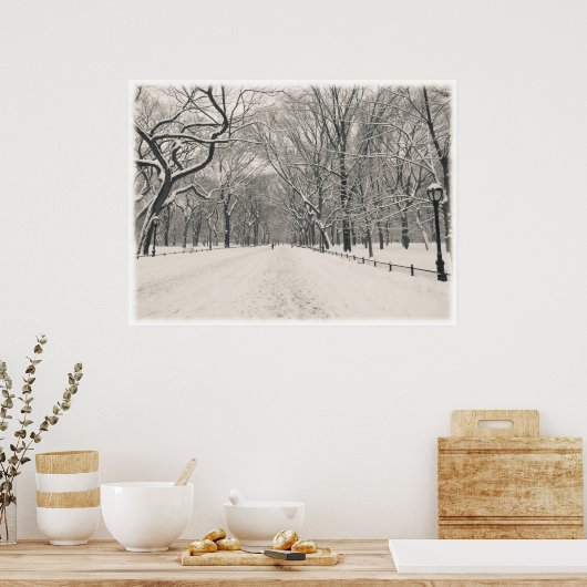 Central Park - Poet's Walk - New York City Poster (Keuken)