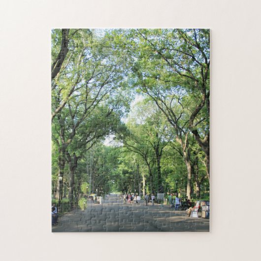 Central Park: Poetsloopbaan in de zomer Legpuzzel (Verticaal)