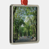 Central Park: Poetsloopbaan in de zomer Metalen Ornament (Rechts)