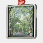 Central Park: Poetsloopbaan in de zomer Metalen Ornament (Links)